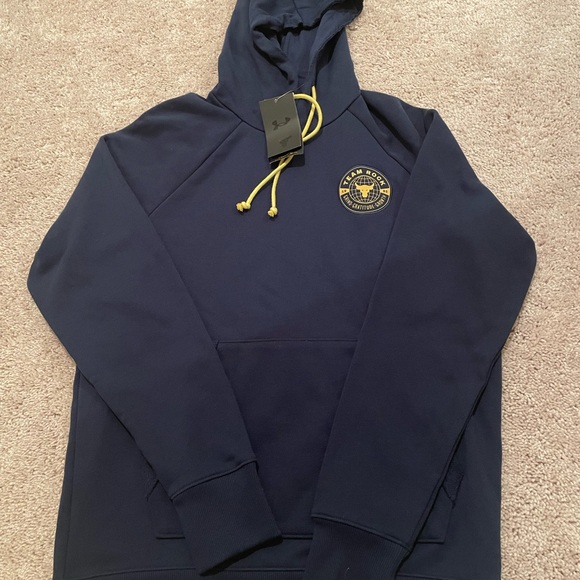 SWEATSHIRT UNDER ARMOUR PROJECT ROCK HEAVYWEIGHT TERRY HOODIE - Picture 2 of 5